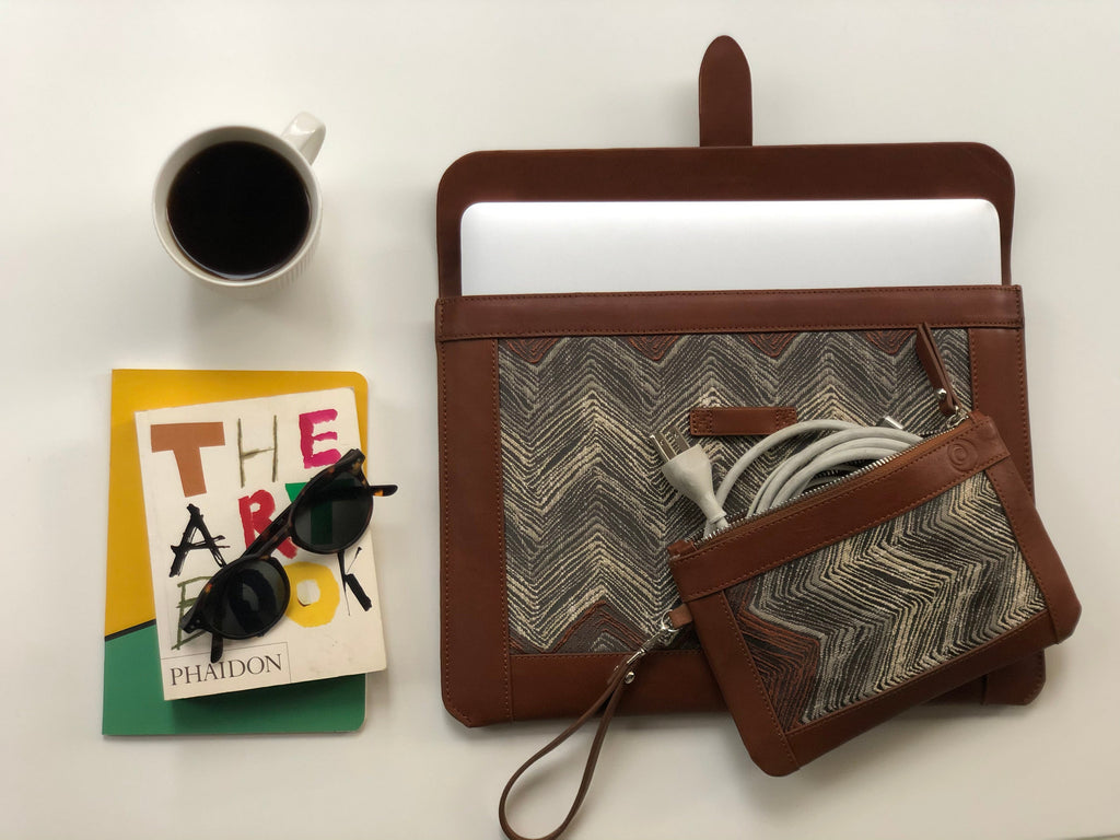 Vintage Embroidered Laptop Sleeve