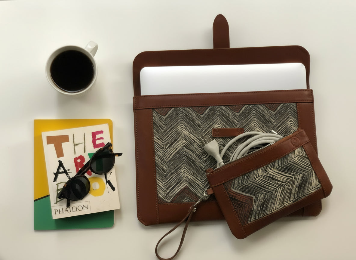 Vintage Embroidered Laptop Sleeve