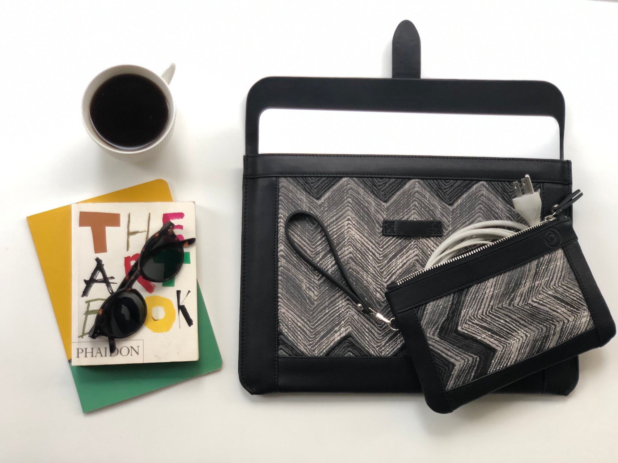 Minimal Ethnic Design Laptop Tote